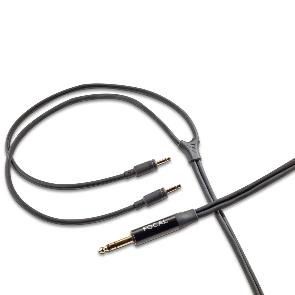 Focal Clear/Elear kabel 6,35mm stereo jack plug 3,0m 3 m. • Botman