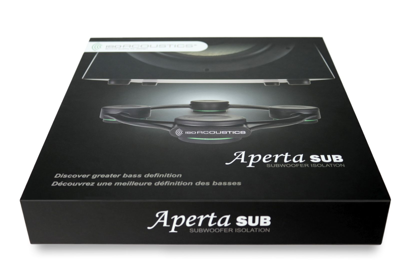 IsoAcoustics Aperta SUB-XL Zwart • Botman Sound & Vision