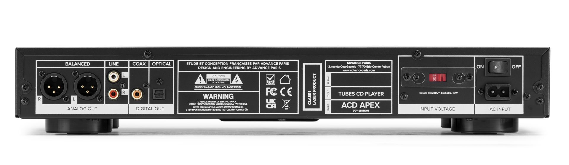 Advance Paris ACD APEX Zwart - Afbeelding 2